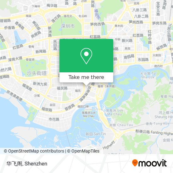 华飞阁 map