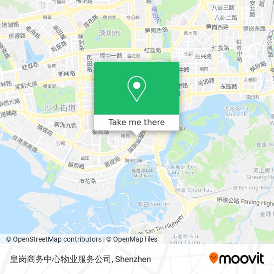 皇岗商务中心物业服务公司 map