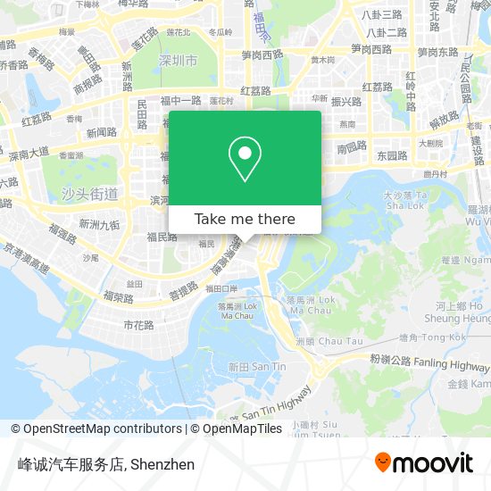 峰诚汽车服务店 map