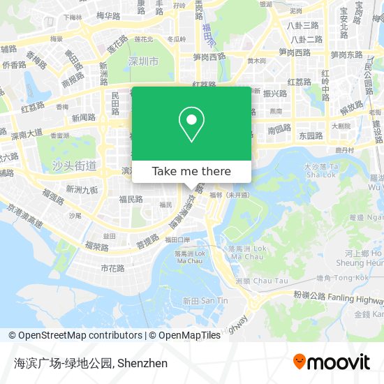 海滨广场-绿地公园 map