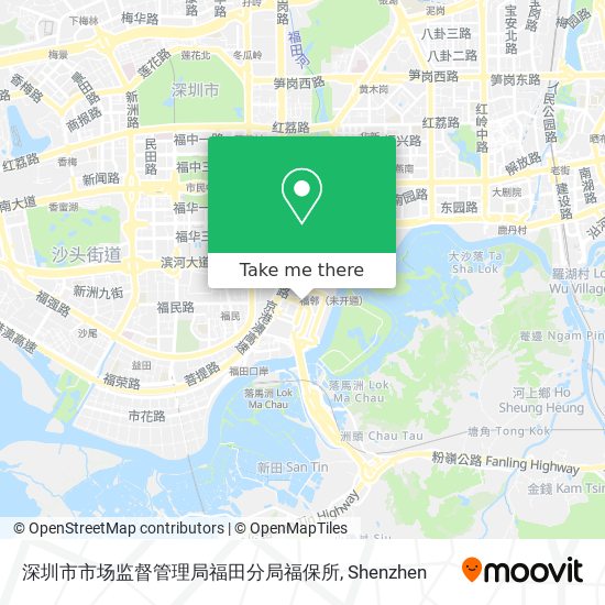 深圳市市场监督管理局福田分局福保所 map