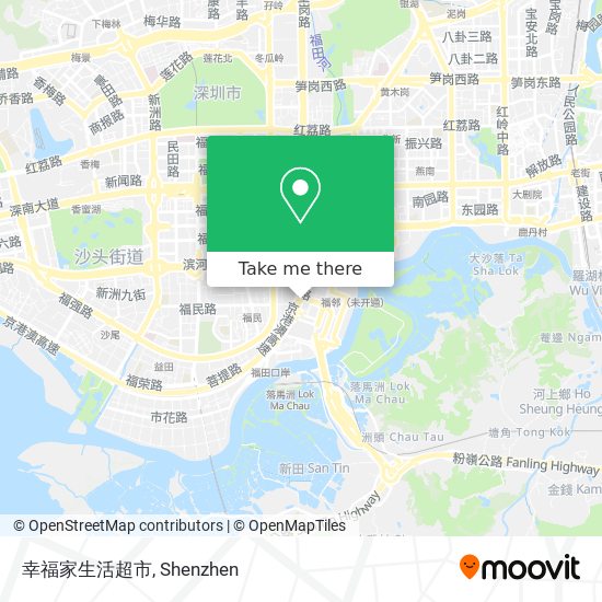 幸福家生活超市 map