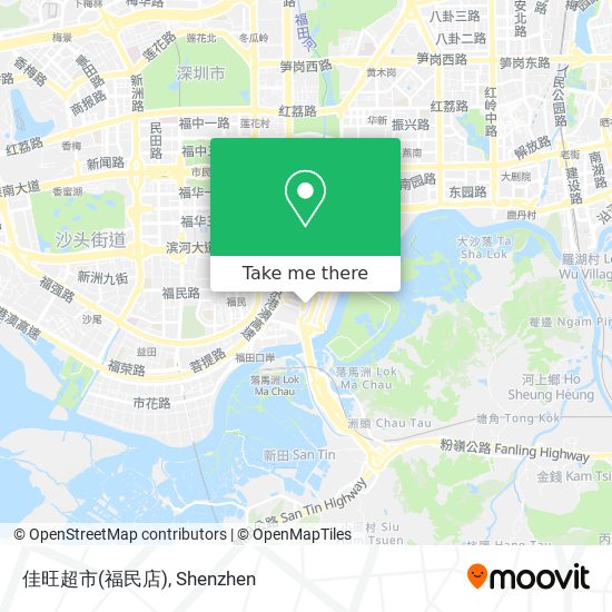 佳旺超市(福民店) map