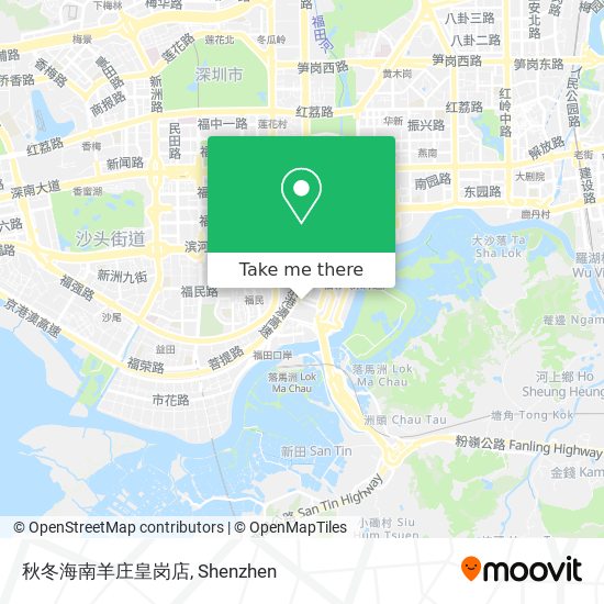 秋冬海南羊庄皇岗店 map