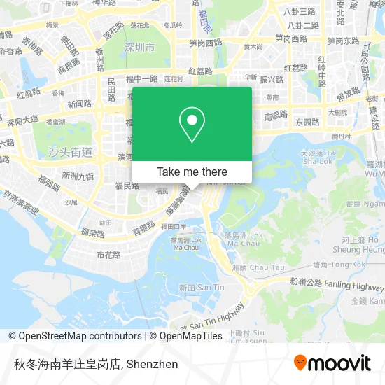 秋冬海南羊庄皇岗店 map