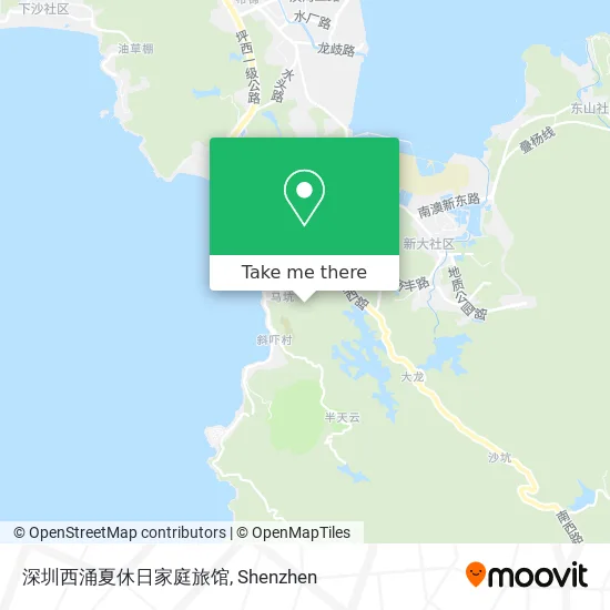 深圳西涌夏休日家庭旅馆 map