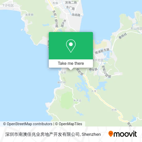 深圳市南澳佳兆业房地产开发有限公司 map
