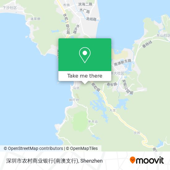 深圳市农村商业银行(南澳支行) map