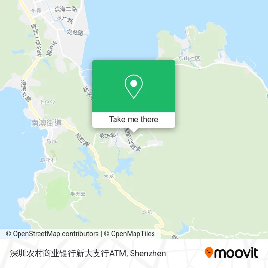 深圳农村商业银行新大支行ATM map