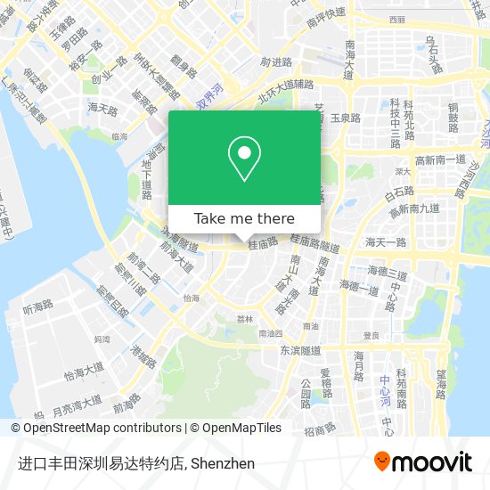 进口丰田深圳易达特约店 map
