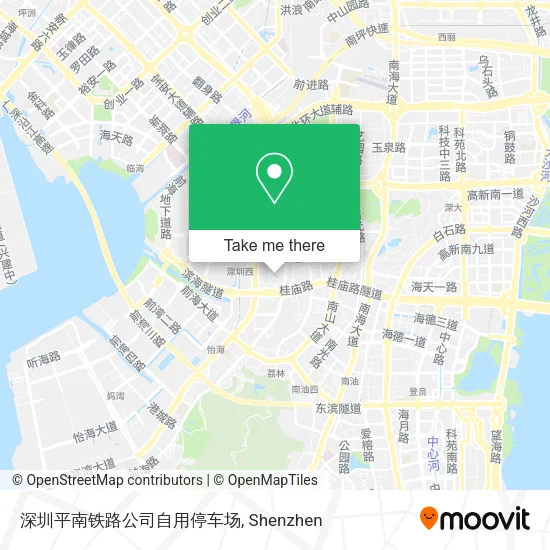深圳平南铁路公司自用停车场 map