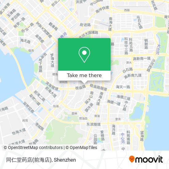 同仁堂药店(前海店) map