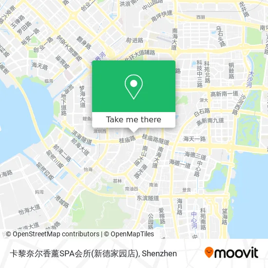 卡黎奈尔香薰SPA会所(新德家园店) map
