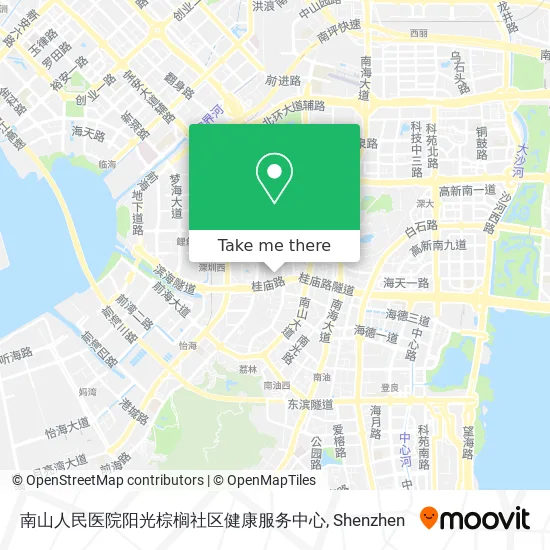 南山人民医院阳光棕榈社区健康服务中心 map
