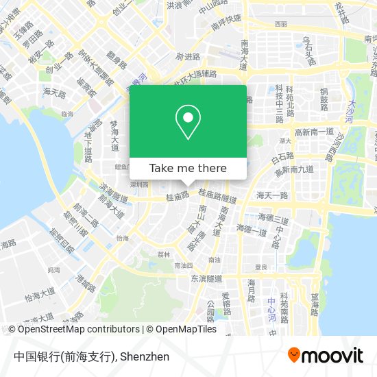 中国银行(前海支行) map