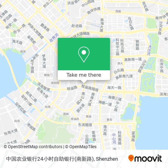 中国农业银行24小时自助银行(南新路) map
