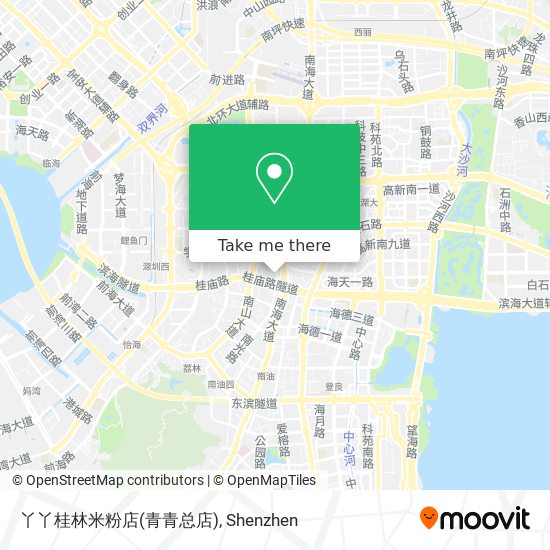 丫丫桂林米粉店(青青总店) map