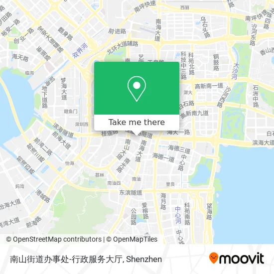 南山街道办事处-行政服务大厅 map