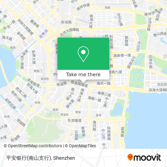 平安银行(南山支行) map