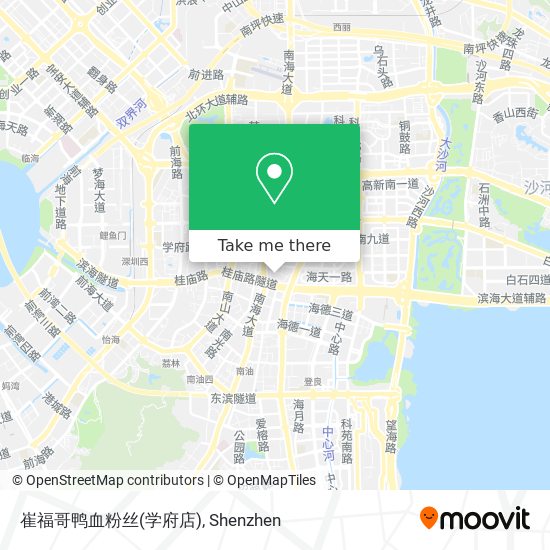 崔福哥鸭血粉丝(学府店) map