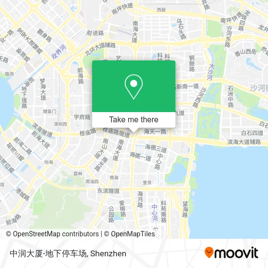 中润大厦-地下停车场 map