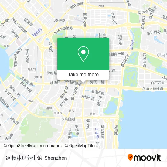 路畅沐足养生馆 map