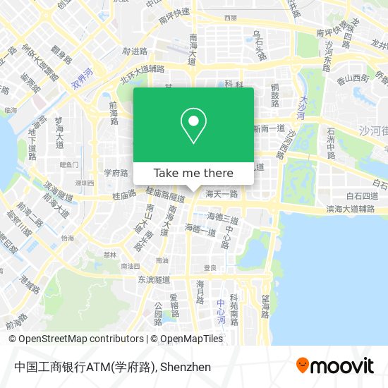 中国工商银行ATM(学府路) map