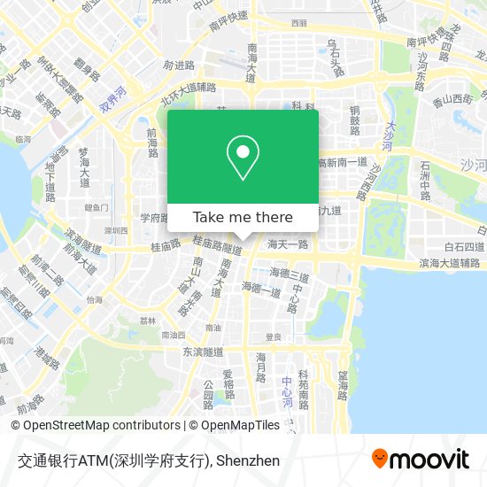 交通银行ATM(深圳学府支行) map