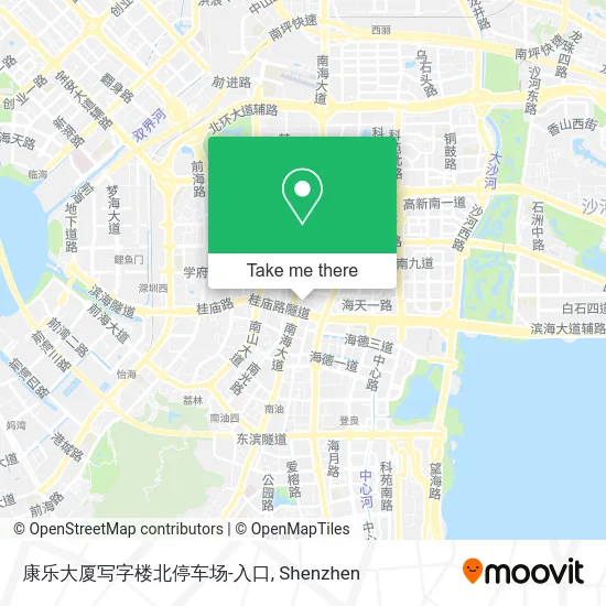 康乐大厦写字楼北停车场-入口 map