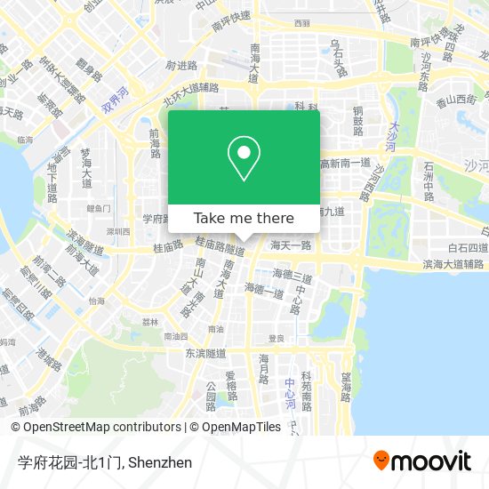 学府花园-北1门 map
