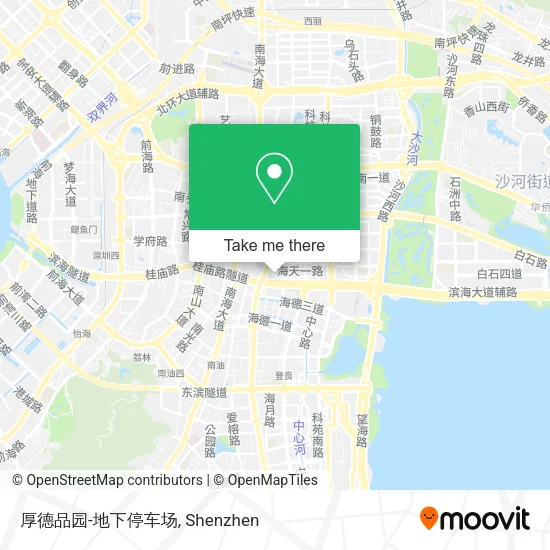 厚德品园-地下停车场 map