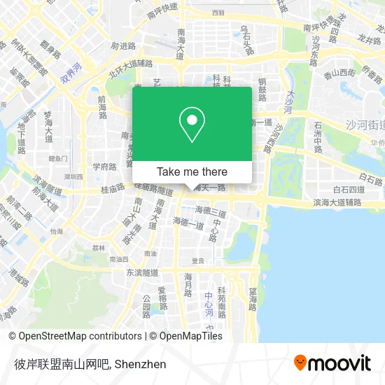 彼岸联盟南山网吧 map