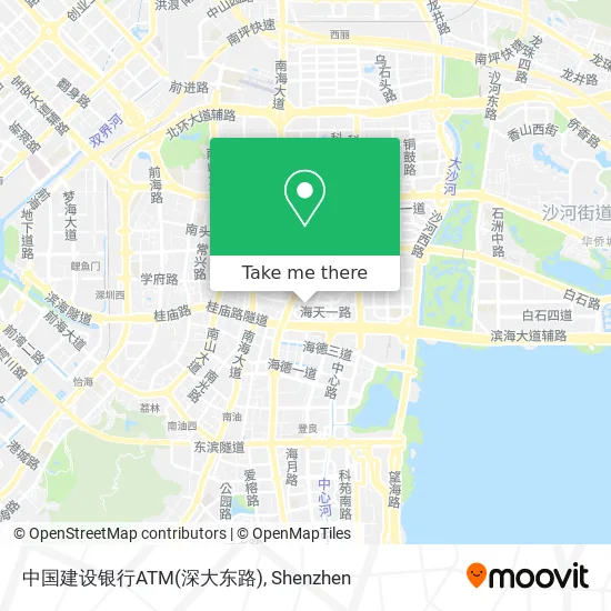 中国建设银行ATM(深大东路) map