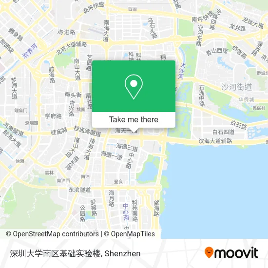 深圳大学南区基础实验楼 map