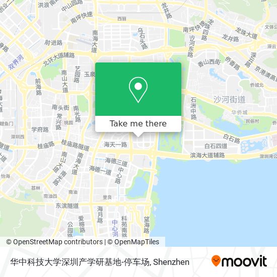 华中科技大学深圳产学研基地-停车场 map