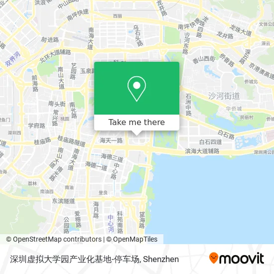深圳虚拟大学园产业化基地-停车场 map
