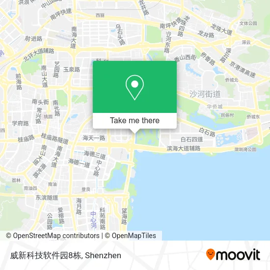 威新科技软件园8栋 map
