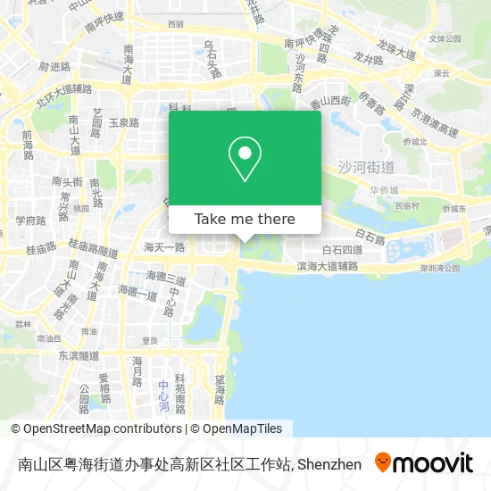 南山区粤海街道办事处高新区社区工作站 map
