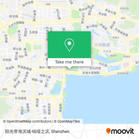 阳光带海滨城-锦缎之滨 map