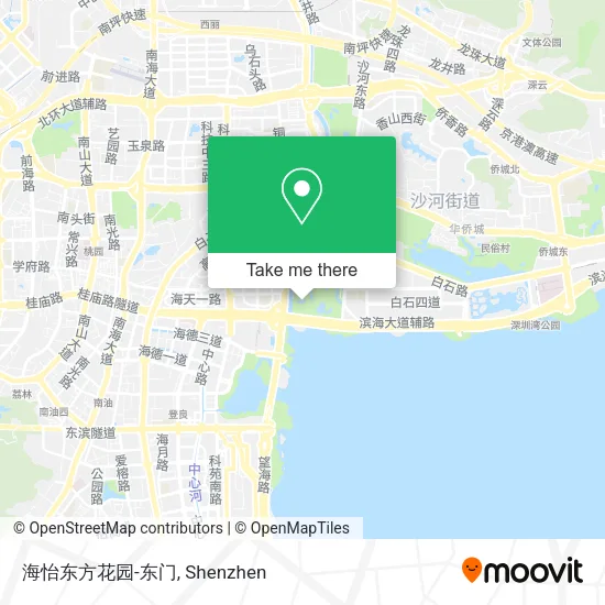 海怡东方花园-东门 map