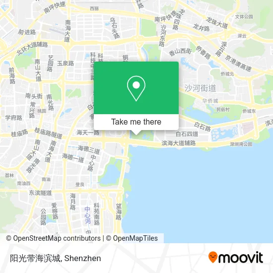 阳光带海滨城 map