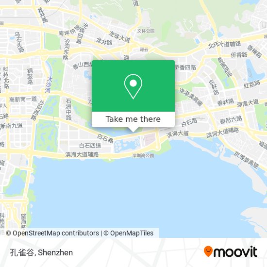 孔雀谷 map