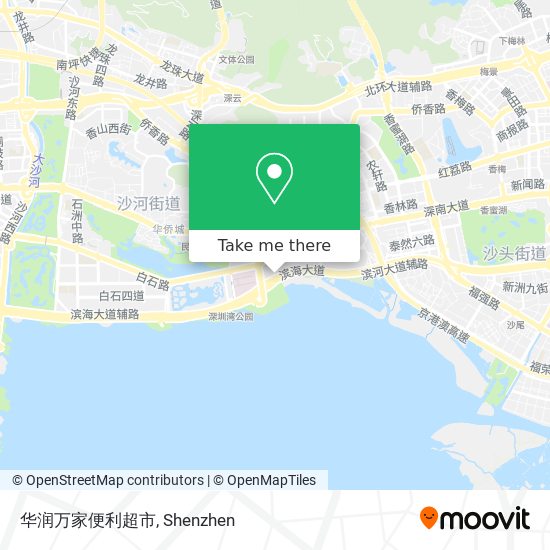 华润万家便利超市 map