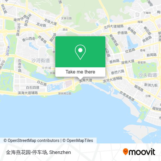 金海燕花园-停车场 map