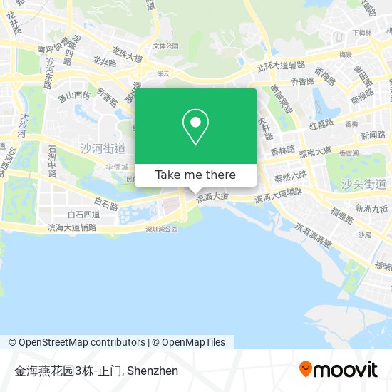 金海燕花园3栋-正门 map