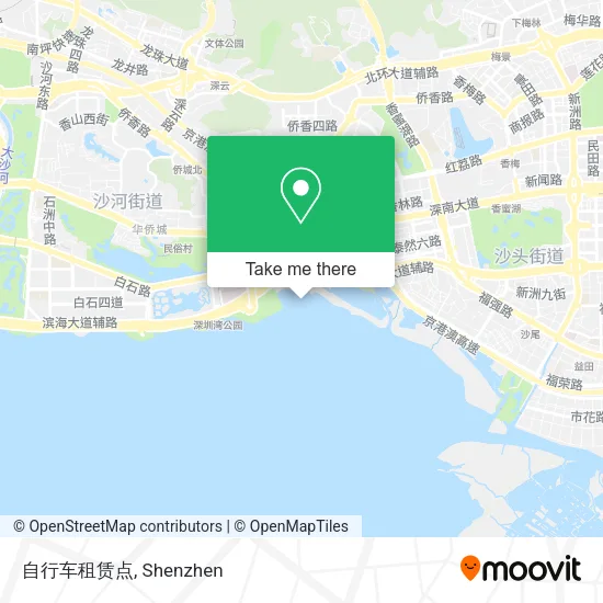 自行车租赁点 map