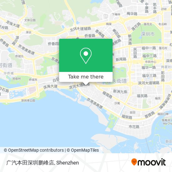 广汽本田深圳鹏峰店 map