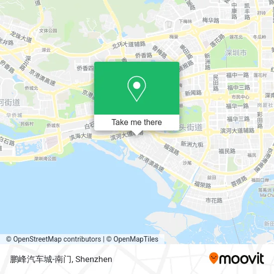 鹏峰汽车城-南门 map