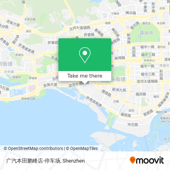 广汽本田鹏峰店-停车场 map