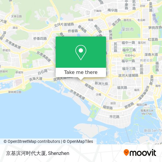 京基滨河时代大厦 map